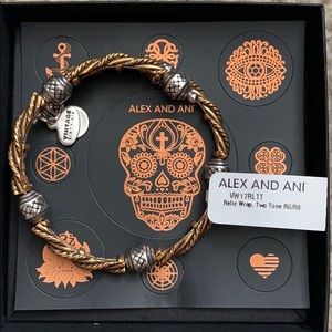 Alex and Ani Two Tone Relic Wrap